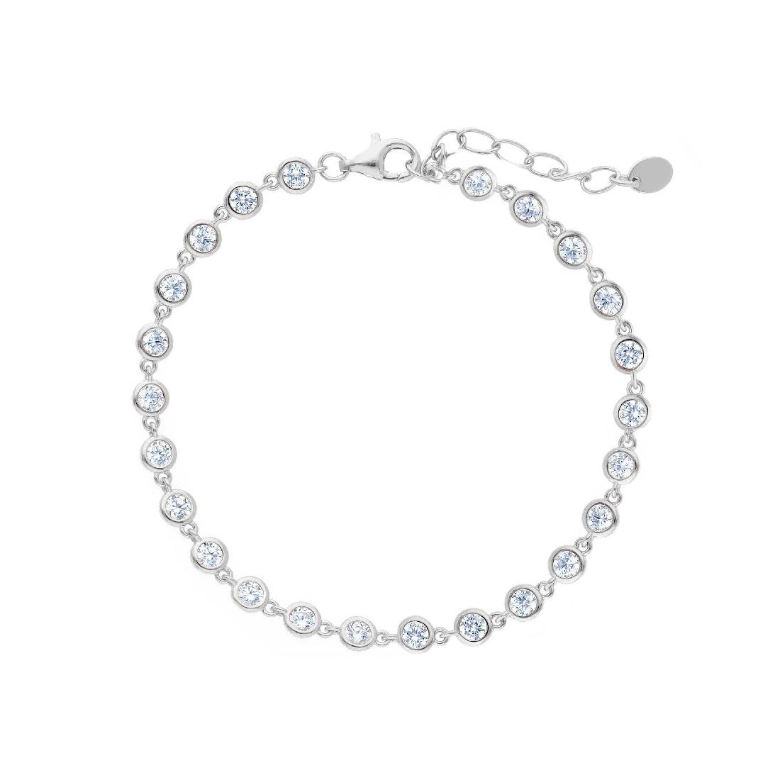 Bracciale in argento 925/ooo e zirconia cubica