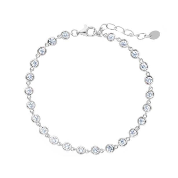 Bracciale in argento 925/ooo e zirconia cubica