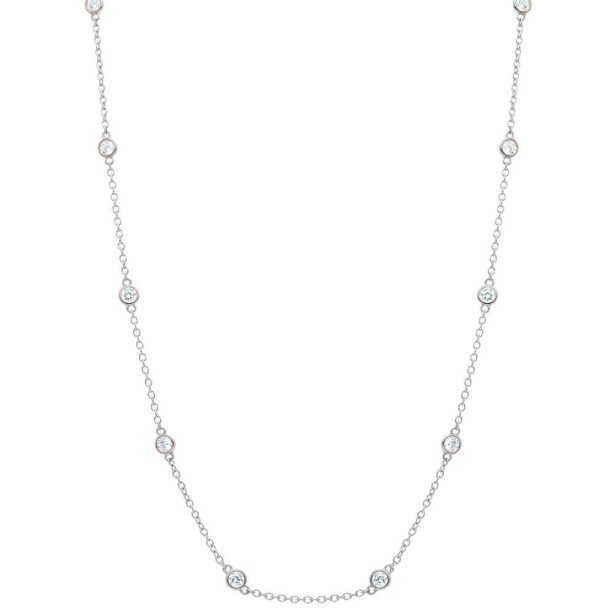 Girocollo in argento 925/ooo e zirconia cubica