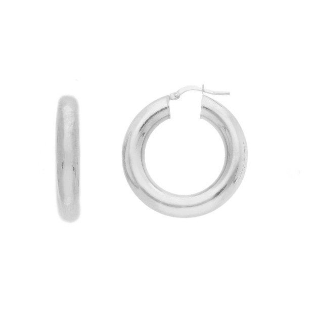 Orecchini cerchio in argento 925/ooo