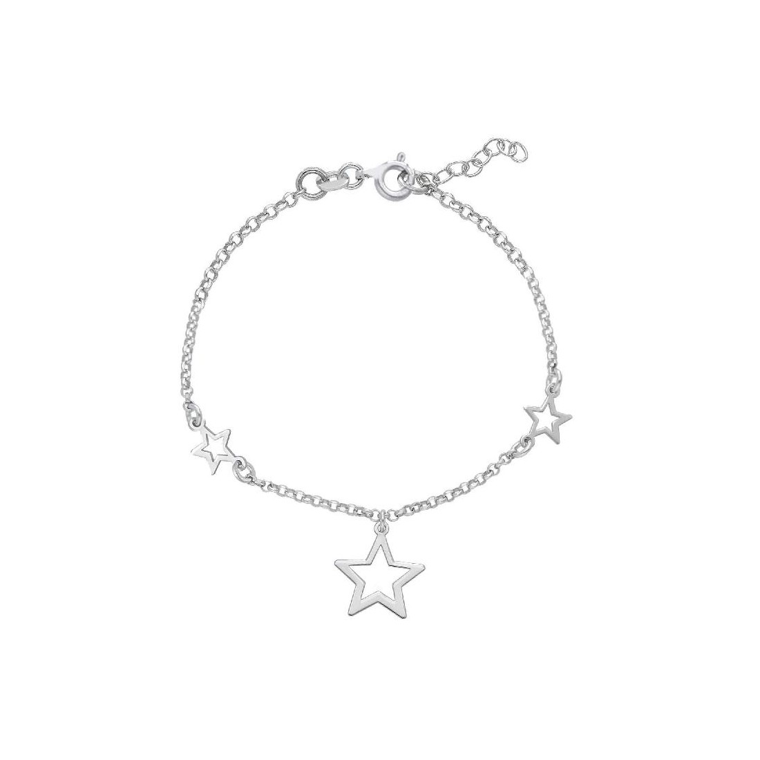 Bracciale in argento 925/ooo con stella