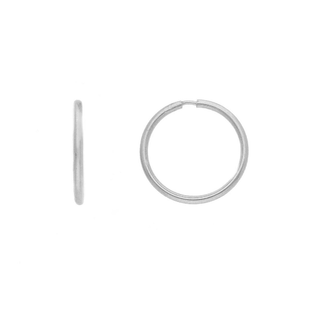 Orecchini cerchio in argento 925/ooo