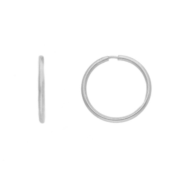 Orecchini cerchio in argento 925/ooo