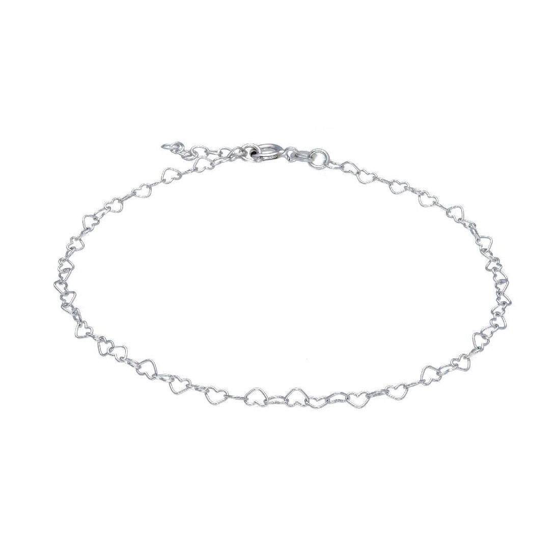 Cavigliera in argento 925/ooo con cuore