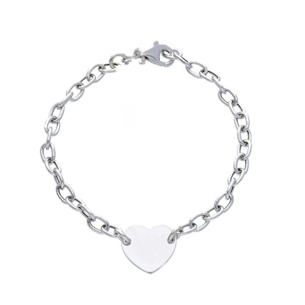Bracciale in argento 925/ooo con cuore