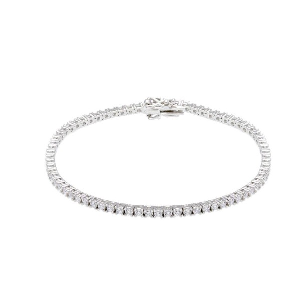 Bracciale tennis in argento 925/ooo e zirconia cubica