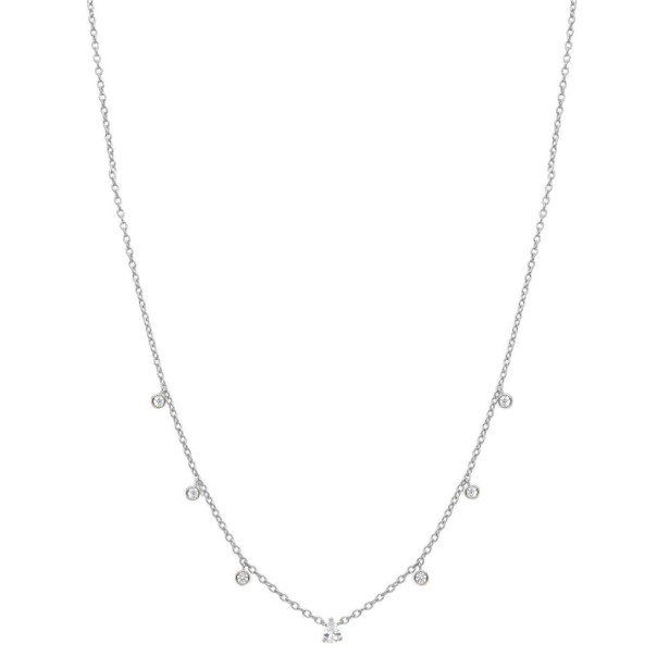 Girocollo in argento 925/ooo e zirconia cubica