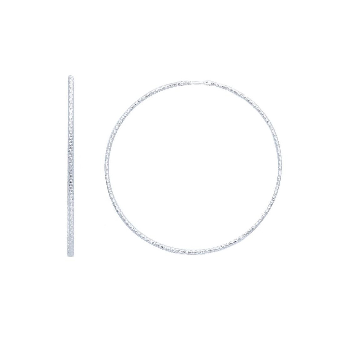 Orecchini cerchio in argento 925/ooo