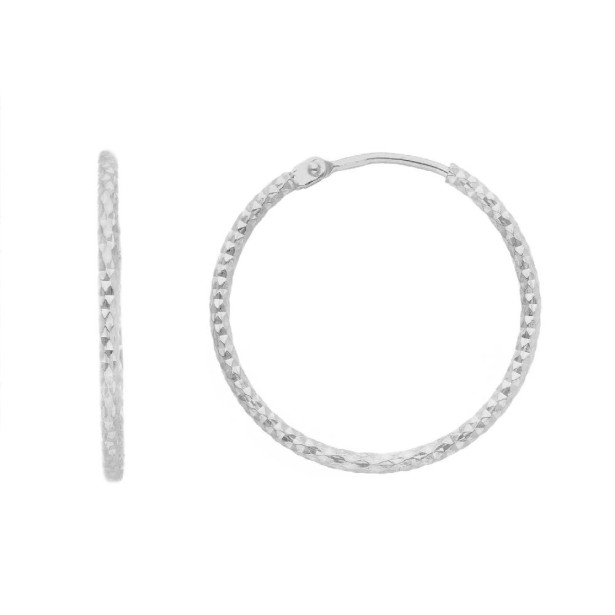 Orecchini cerchio in argento 925/ooo