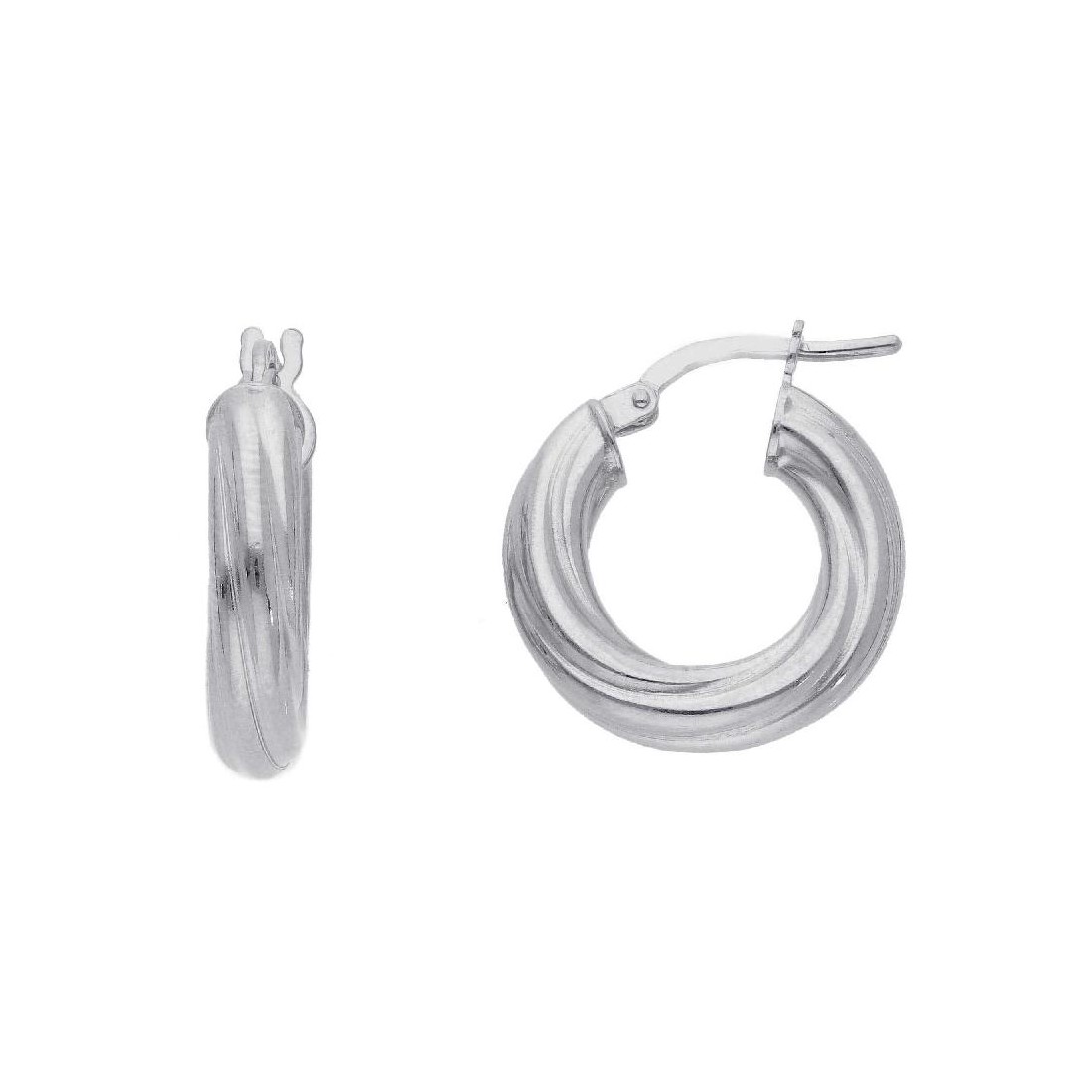 Orecchini cerchio in argento 925/ooo