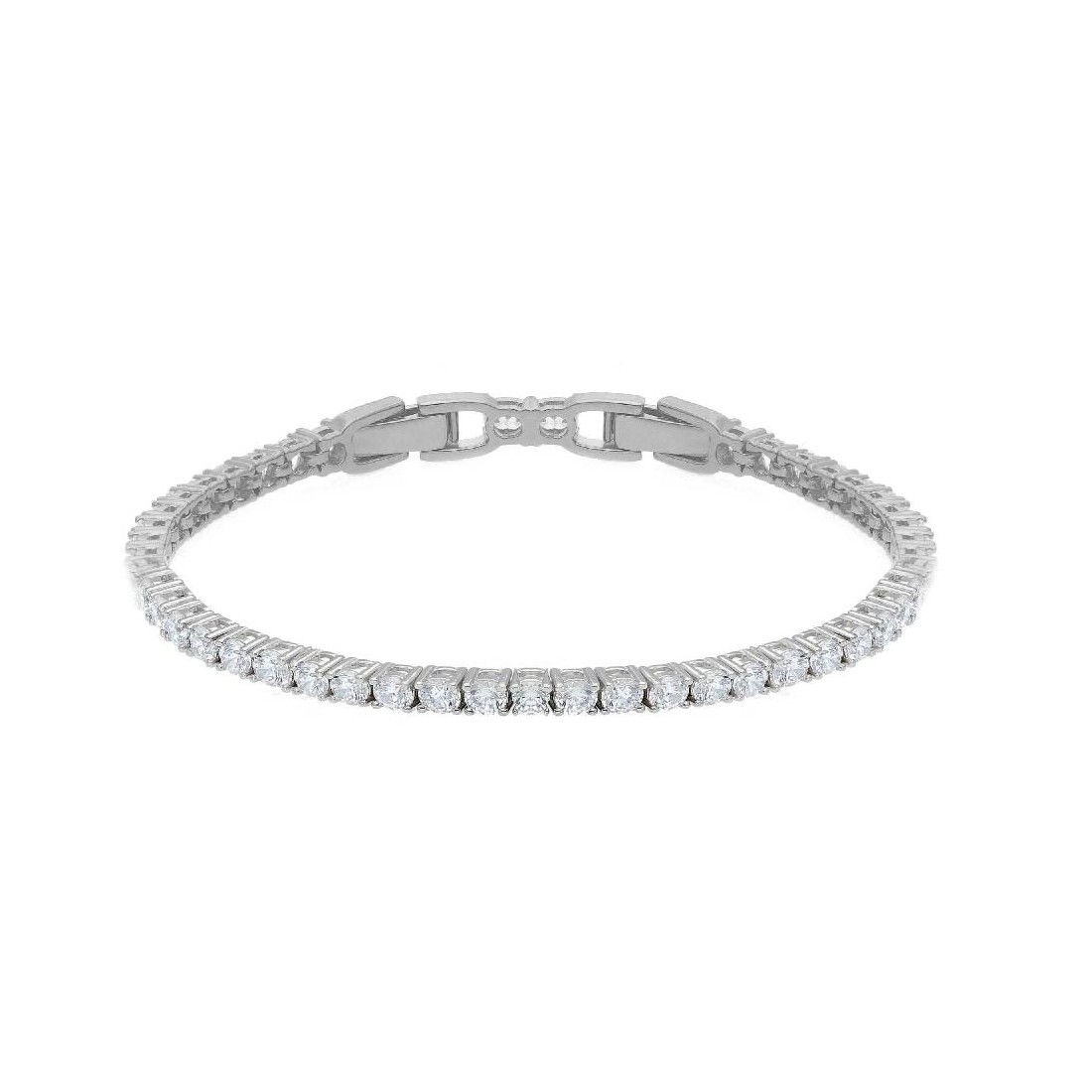 Bracciale tennis in argento 925/ooo e zirconia cubica