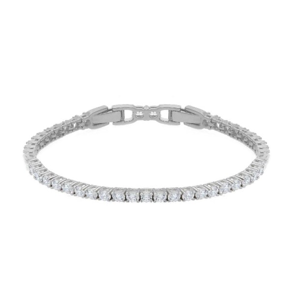 Bracciale tennis in argento 925/ooo e zirconia cubica