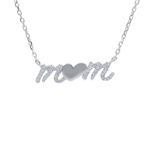 Girocollo in argento 925/ooo e zirconia cubica con scritta