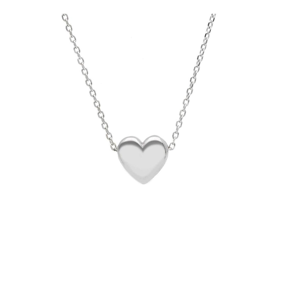 Girocollo in argento 925/ooo con cuore