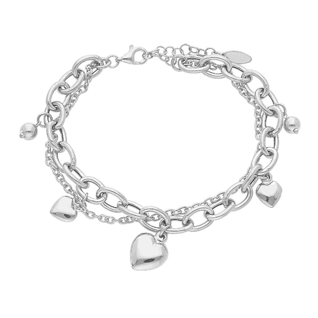 Bracciale in argento 925/ooo con charms