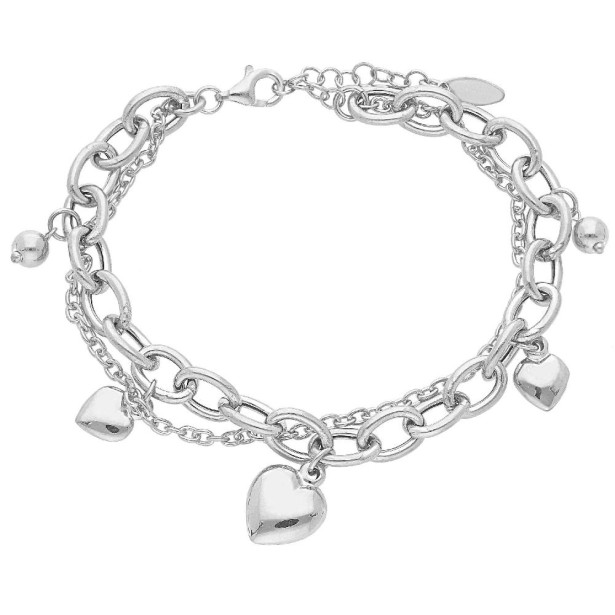 Bracciale in argento 925/ooo con charms