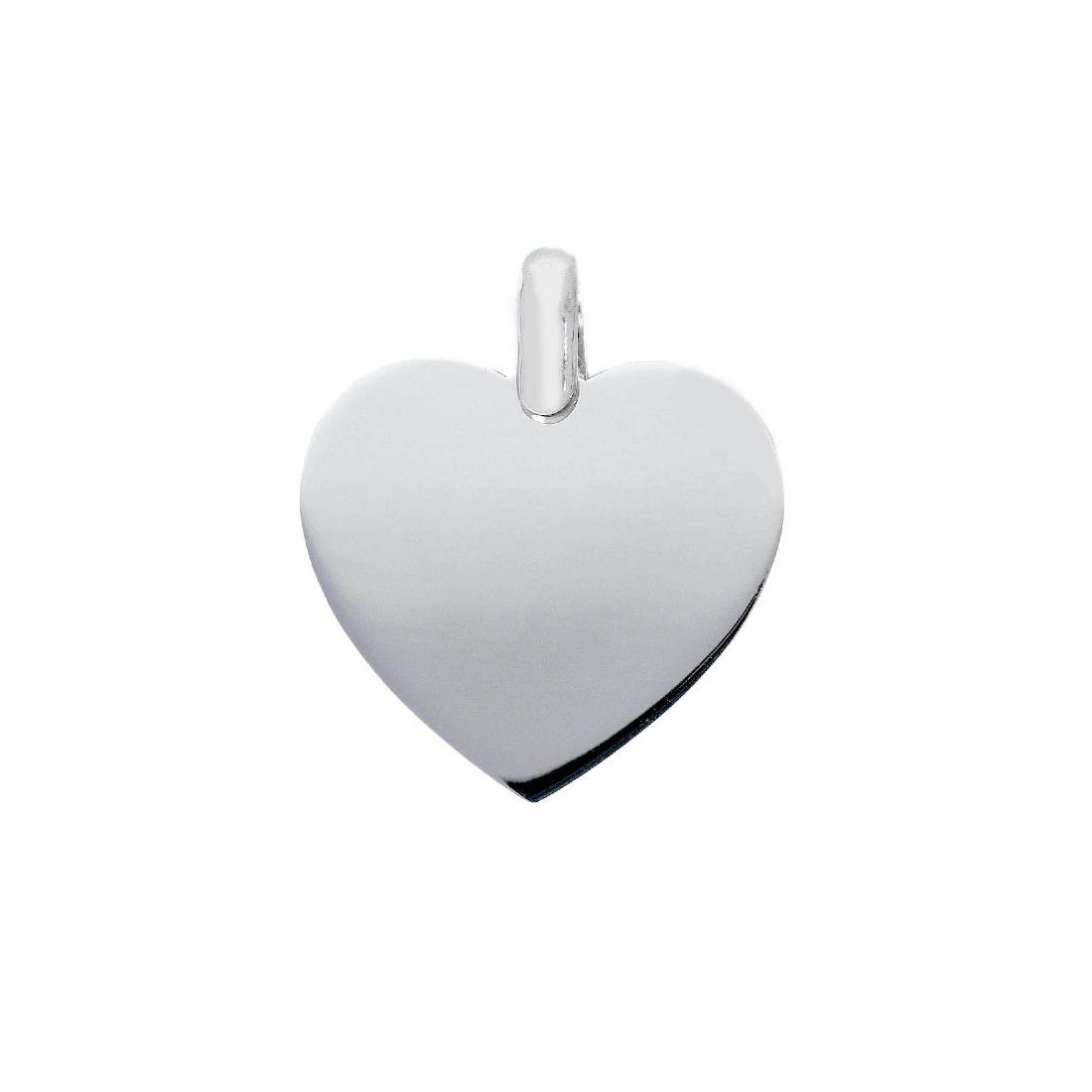 Piastra in argento 925/ooo con cuore