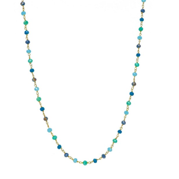 Girocollo in argento dorato 925/ooo e cristallo artificiale multicolor