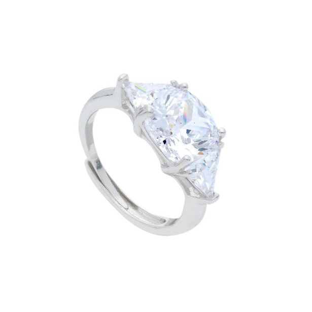 Anello in argento 925/ooo e zirconia cubica