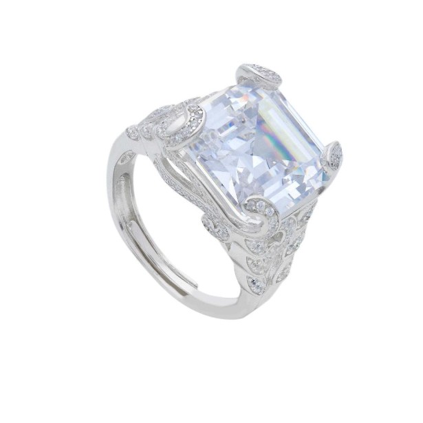 Anello in argento 925/ooo e zirconia cubica